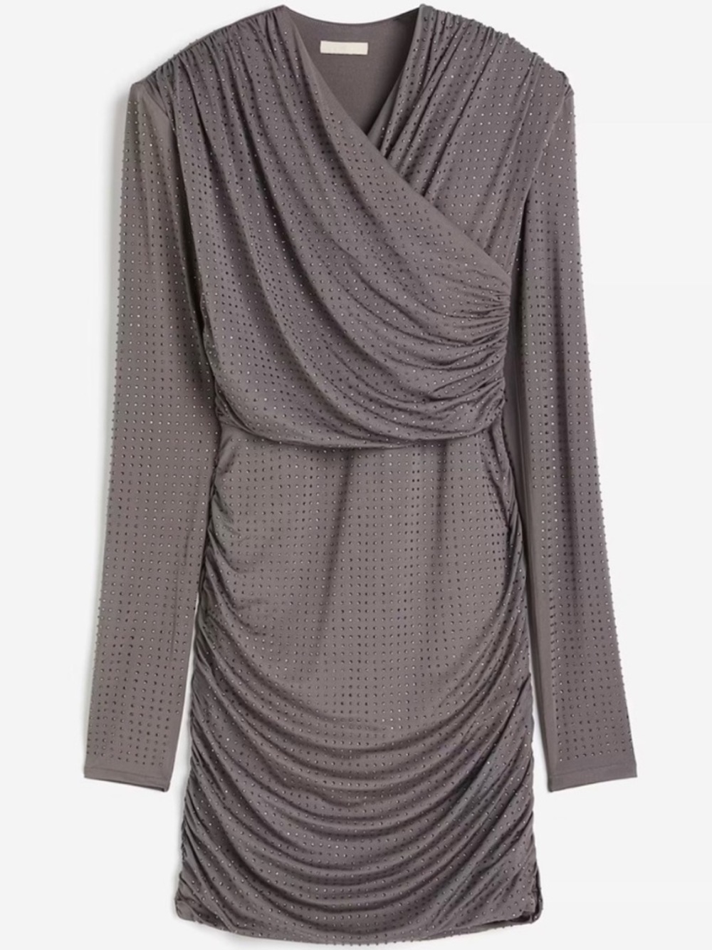 H&M Rhinestone Embellishment Mini Dress